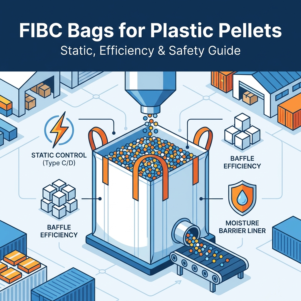 Как выбрать пакеты FIBC для гранул пластиковой смолы